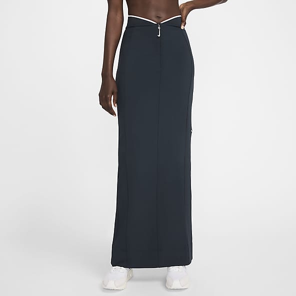 Mid length satin skirts nike online